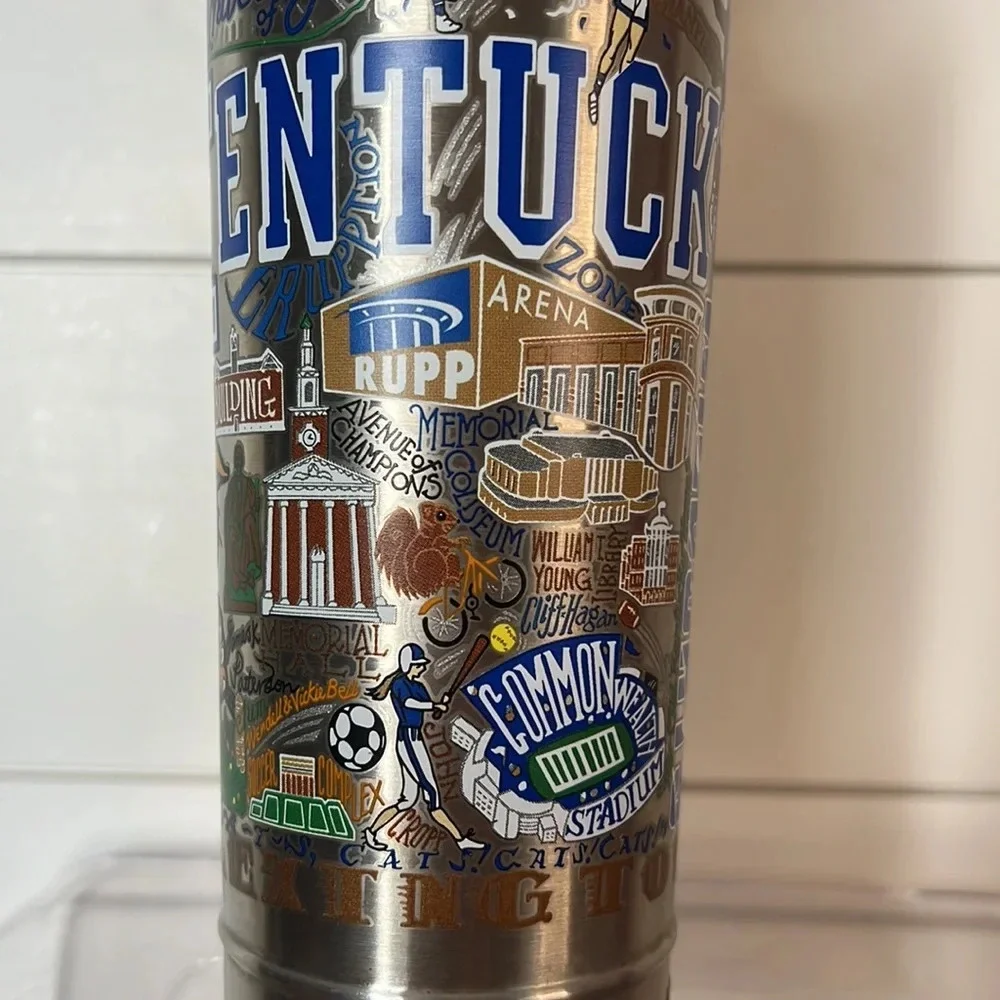 Catstudio Kentucky Stainless Steel 18‎ oz. Thermal Bottle.